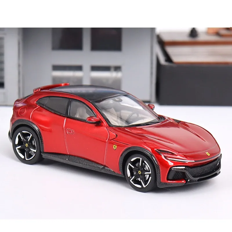 Zabawny Model 1/64 Purosangue V12 SUV FUV Metalowy Model Pojazdu z Odlewu Ciśnieniowego Kolekcja Zabawek Prezent dla Chłopca na Boże Narodzenie