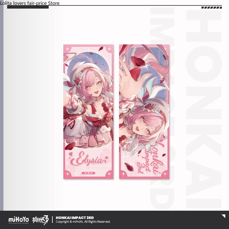 2026 Honkai Impact 3rd Love Miracle Paradise Series Elysia Merch Laser Ticket Polaroid Acrylic Stand Shikishi MiHoYo Official