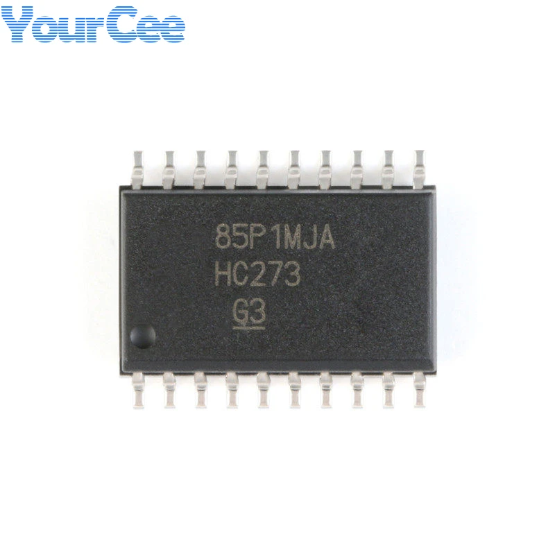 5pcs SN74HC273DWR SN74 SN74HC273 SOIC-20 Clear Function Eight-way Class D Flip-flop Logic Chip