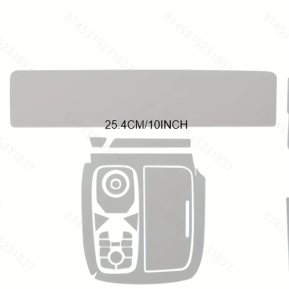 Accessoires de film d'écran de navigation de garniture intérieure anti-rayures Film protecteur de voiture TPU pour Ford Territory Equator 2024-2025