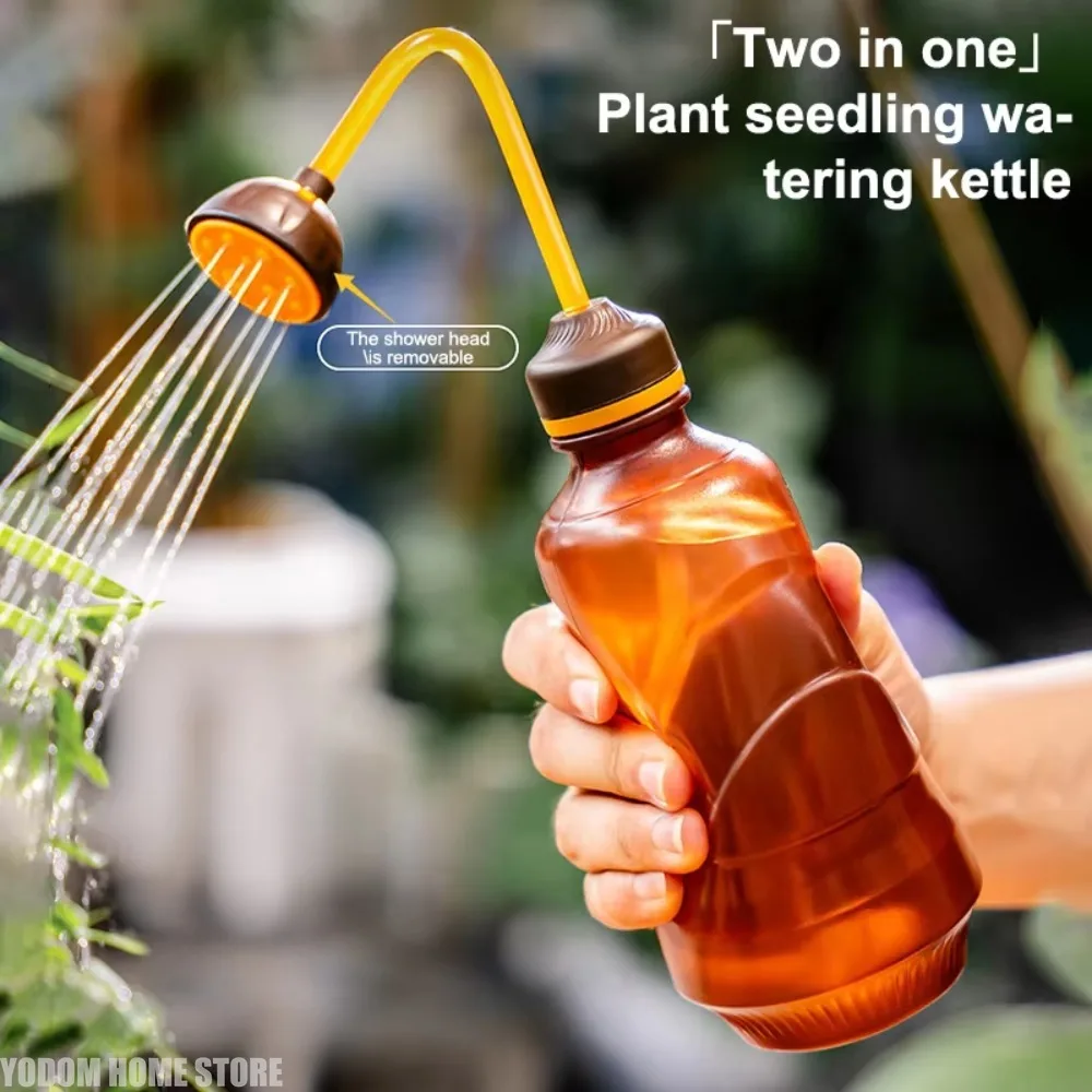 1 Pcs Small Watering Can, Bottle Watering Spout Bonsai Watering Can For Indoor Seedlings Plant Plastic Can For Home Garden