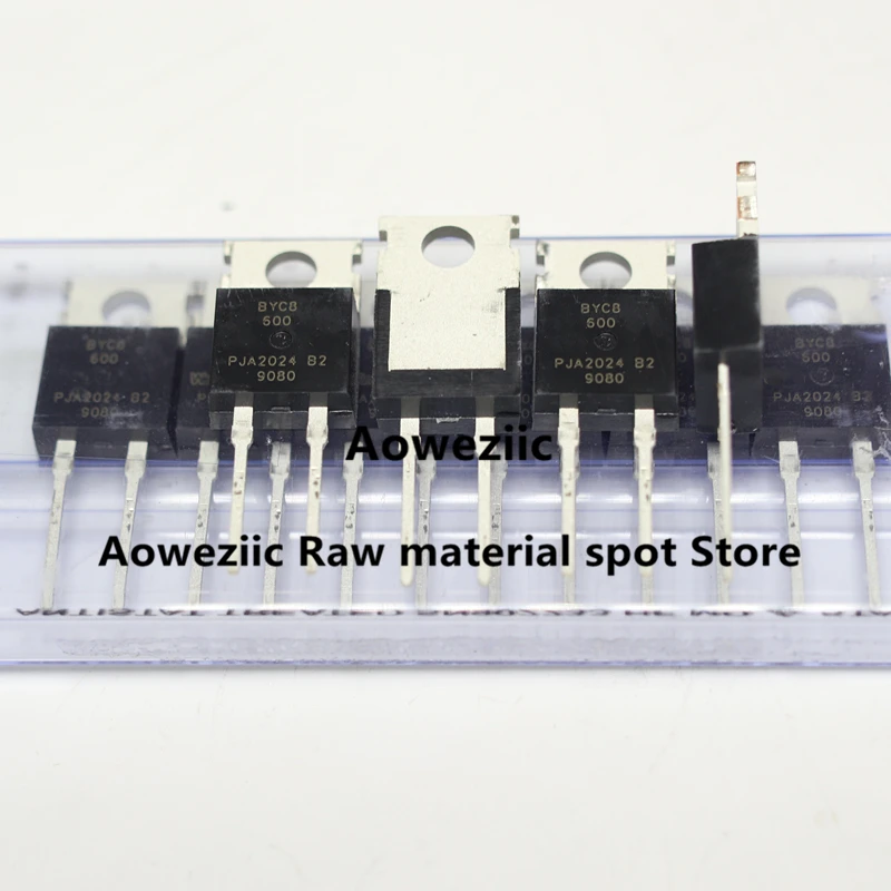 Aoweziic 2021 + 100 новый импортный оригинальный BYC8 BYC8-600 TO-220 BYC8X Φ выпрямительный диод 8A 600V