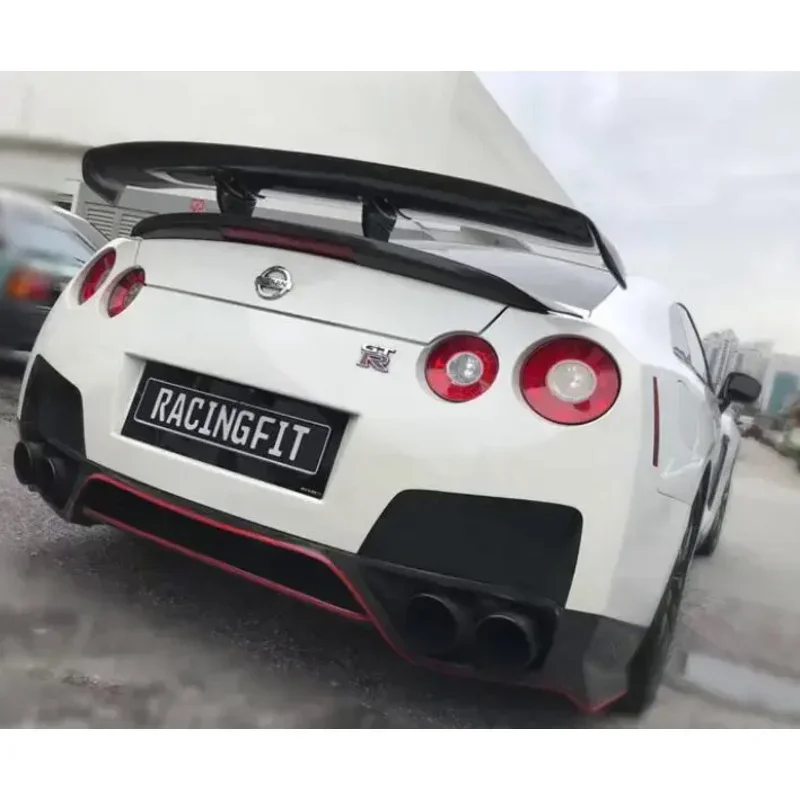 

Real Carbon Fiber Car Rear Wing Trunk Lip Spoiler For Nissan GTR R35 2008 2009 2010 2011 2012 2013 2014 2015 2016