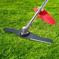 A Set of Universal Double-Edged Weed Trimmer Blades, Equipped with 6/9 Adapter Kits, Using High Manganese Steel Blades, Lightweight Design, Saving Fuel and Power, Suitable for Rotary Brush Cutting Attachments of Garden Mowers
