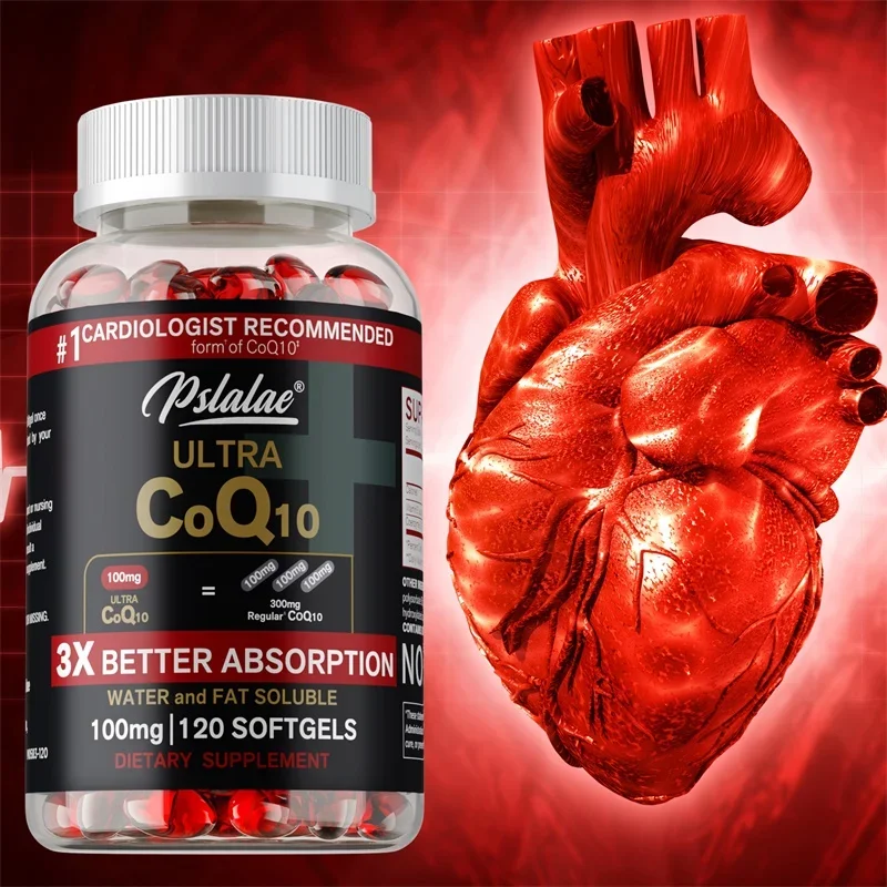 

CoQ10 Capsules - Energy Production, Supports Heart Health, Antioxidant