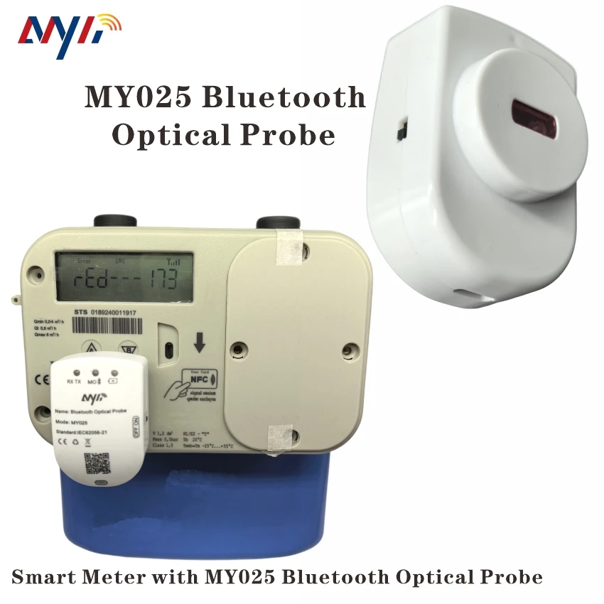 Dlms IEC62056 IEC1107 ไร้สาย บลูทูธ BLE 4.0 อินฟราเรด ออปติคอล โพรบ สำหรับอุปกรณ์มือถือ Ios Android