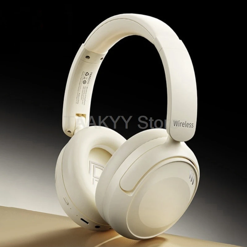

-58dB ANC Headphones 5.4 Bluetooth Headset 40mm Silk Drivers Over Ear Headset Foldable HiFi Spatial For Gaming Music And Travel