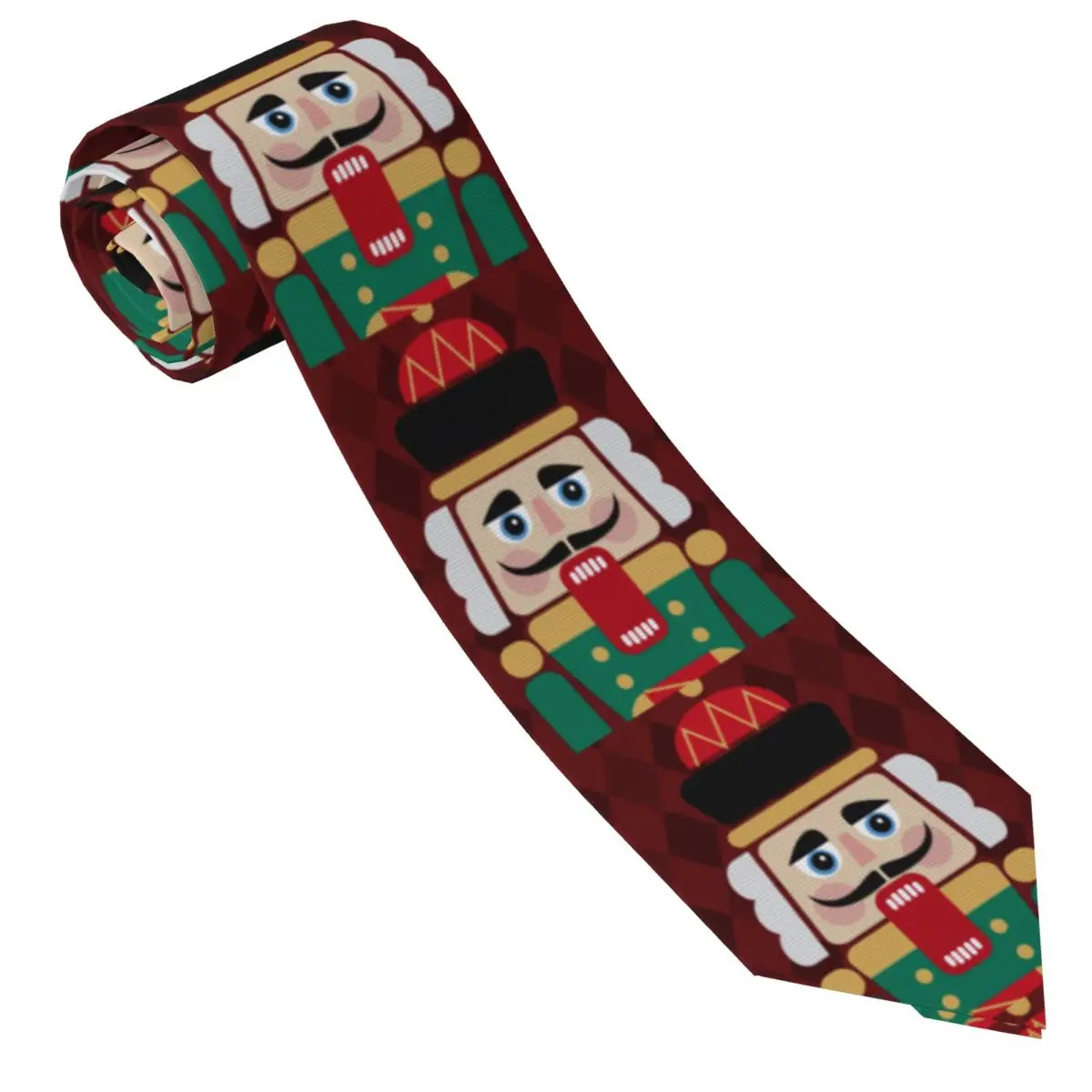 Custom Mens Nutcracker Doll Necktie Fashion Tie For Banquet