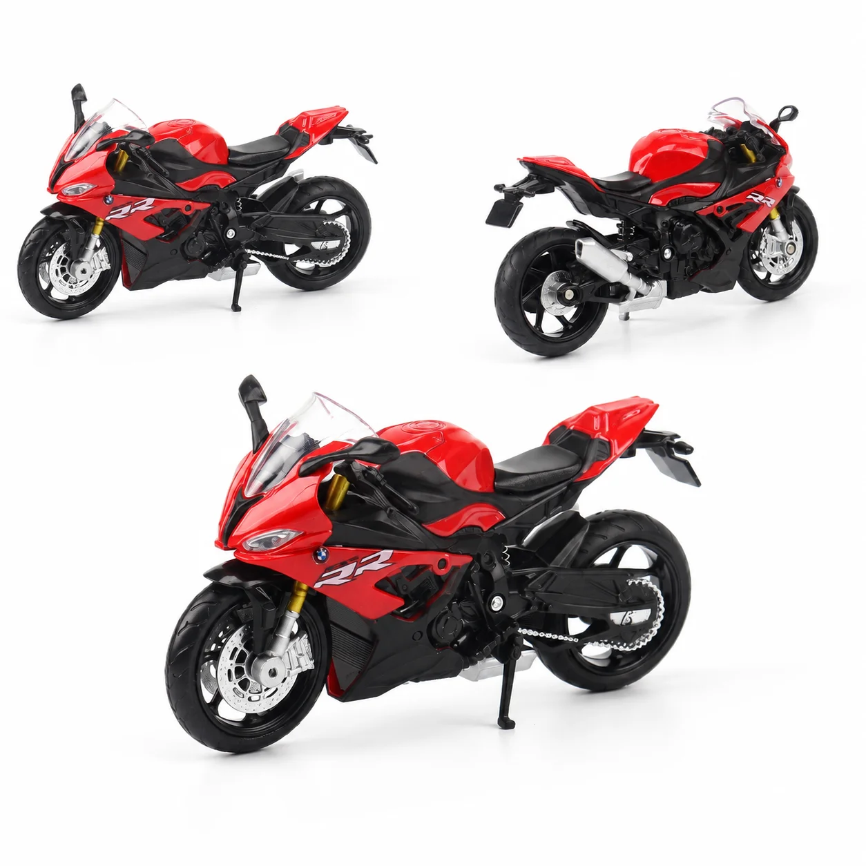 RMZCiTY 1:18 BMW Honda Kawasaki Honda Yamaha Spielzeug-Motorrad Druckguss-Miniaturmodell 1/18 Ausstellungsstück Sammlerstück Geschenk Freund – Detail 8