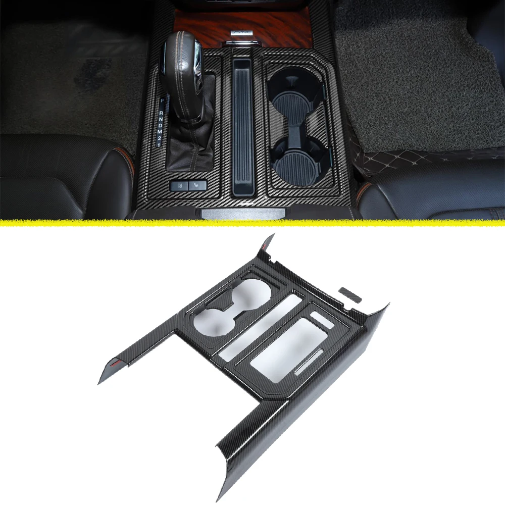 

Держатель для стакана для напитков с переключением передач, декоративный чехол, отделка, наклейка из АБС, автомобильные аксессуары для Ford F150 F-150 2015 2016 2017 2018 2019