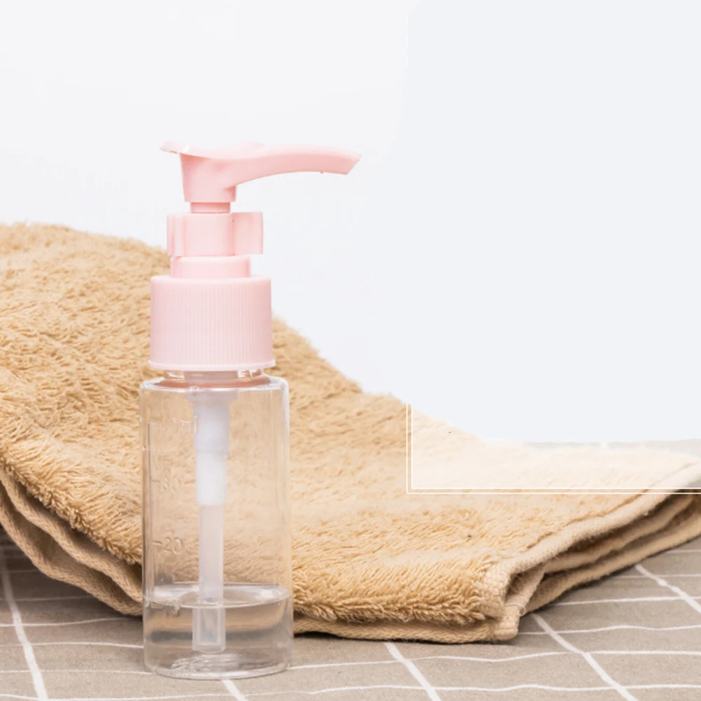 

1 Set Of Subpackaging Bottles Travel Size Refillable Liquid Containers Dispenser Spray Bottles For Shampoo Body Wash