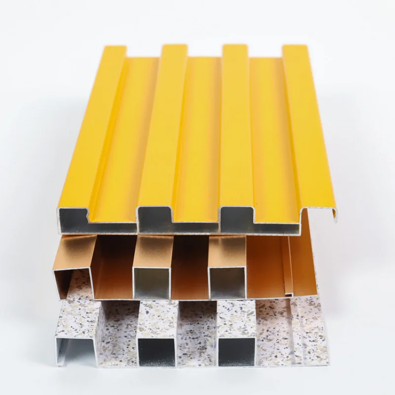 custom.Factory Aluminum Alloy Powder Coated Anti-Corrosion Durable Wave Wall Panels Apartment Roofing Exterior Int