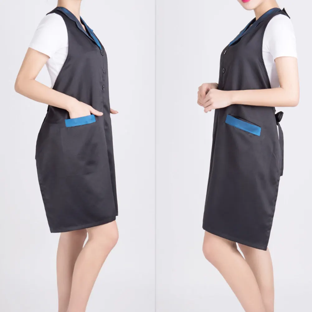 Hair Styling Cape 88x78cm Blue Waterproof Fabric Comfortable Skin-Friendly Salon Gown for Home Use Breathable Quick-Dry