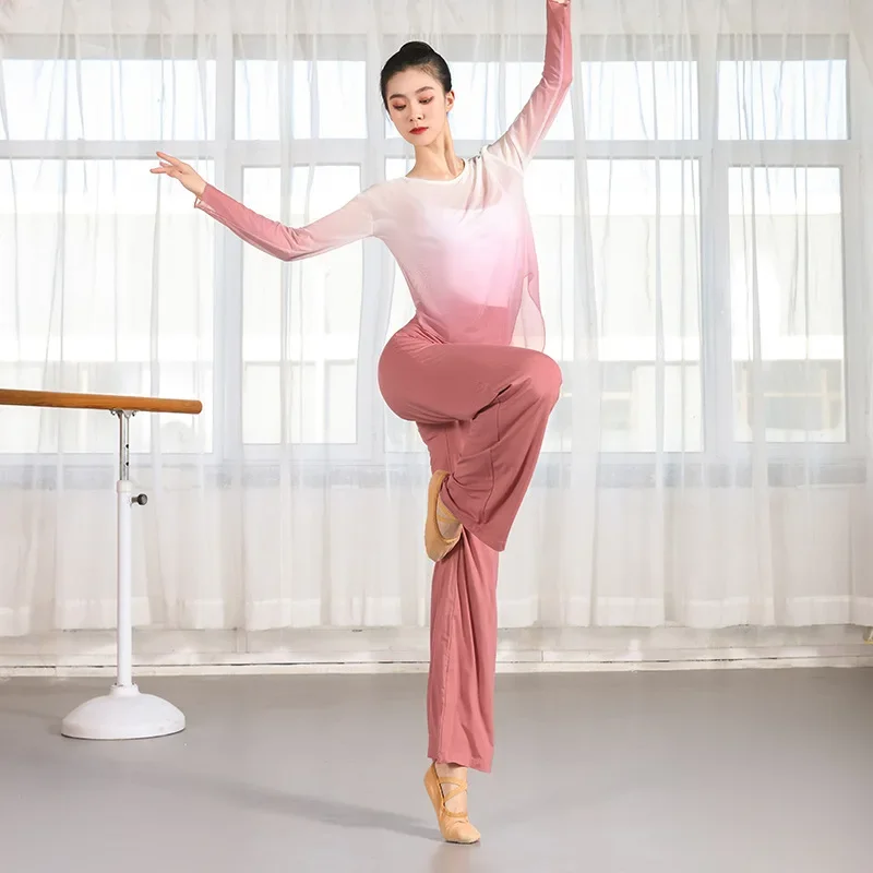 

Classical dance clothes, practice clothes, female body rhyme, gauze clothes, gradual change of body, performance