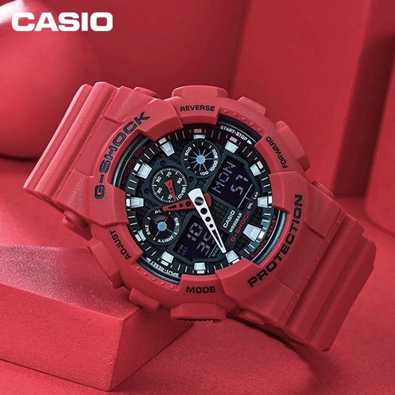 Casio GA-100 G-SHOCK Series Cool Men\'s Sports Digital Watch Limited Luxury Stars With The Tide Electronic Eatch Euminous Japan