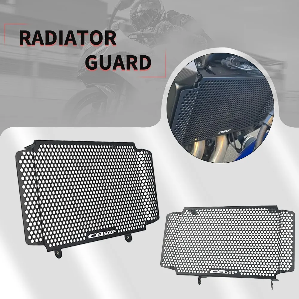 

2024 2023 For Honda CB500F CB500 CB 500 F 500F 2016-2024 2022 2021 2020 2019 Motorcycle Radiator Guard Protection Grille Cover