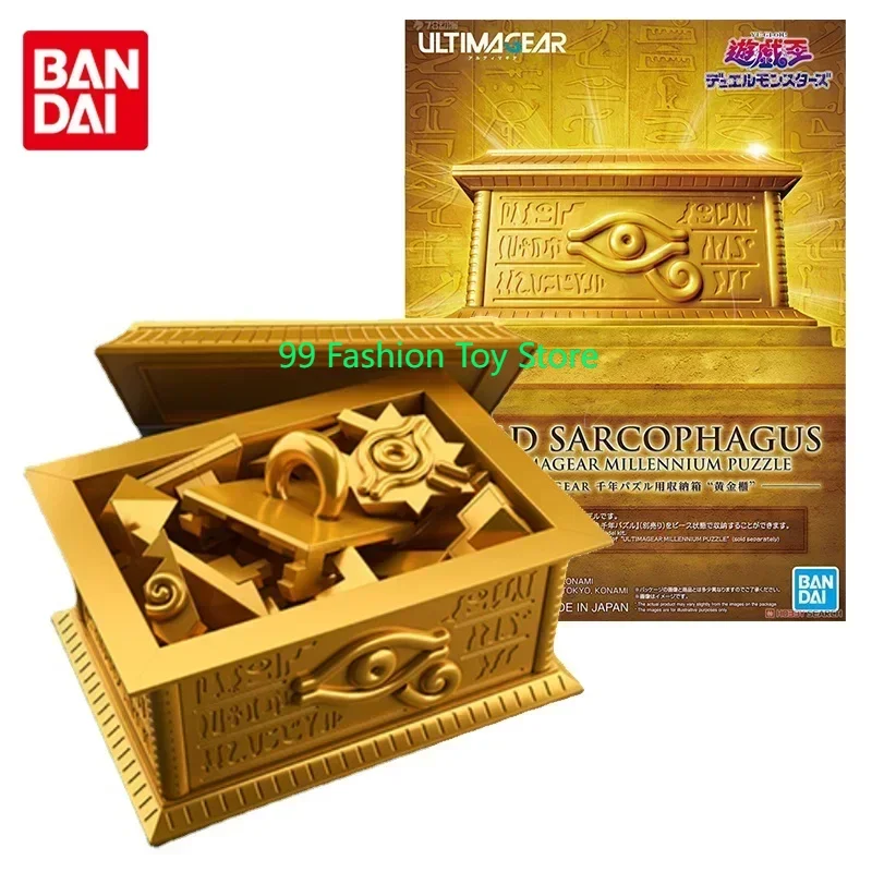 

Bandai Genuine Yu Gi Oh Anime Figure Ultimagear Gold Cabinet Pharaoh Collection Anime Gunpla Action Figure Toys for Children