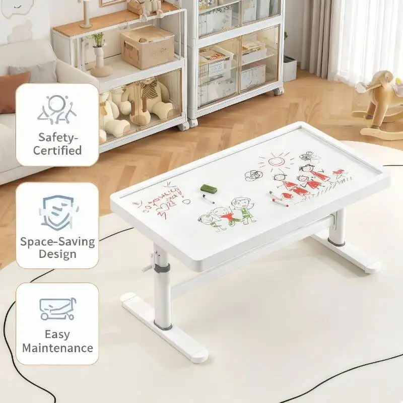 

Стол, детский набор стульев, регулируемая высота, рабочий стол Монтессори, мебель для детской комнаты, стол для занятий малышей, детский стол для детей
