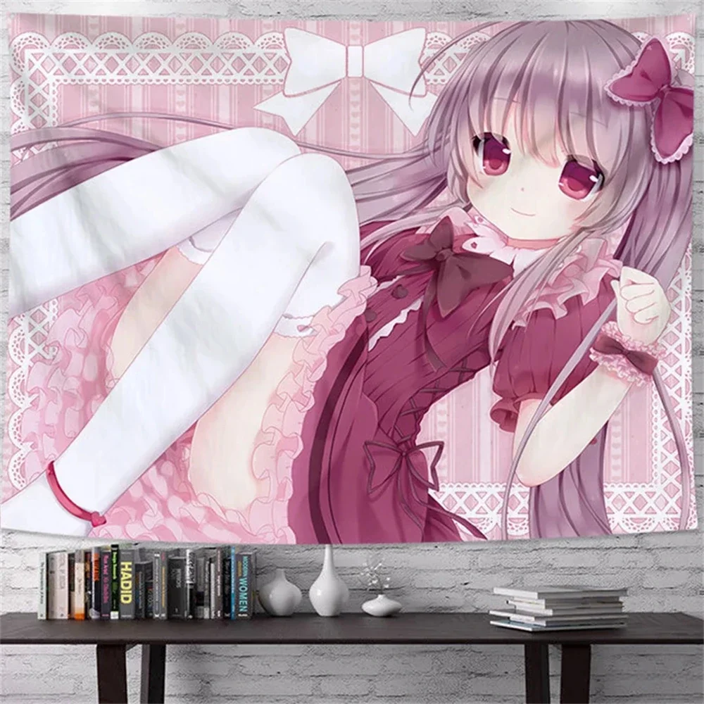 Ashou Anime Wandteppich Wandbehang Dekor Kawaii Raumdekoration Wand Tapesrty Tuch College Drom Room Decor Niedliche Heimdekoration