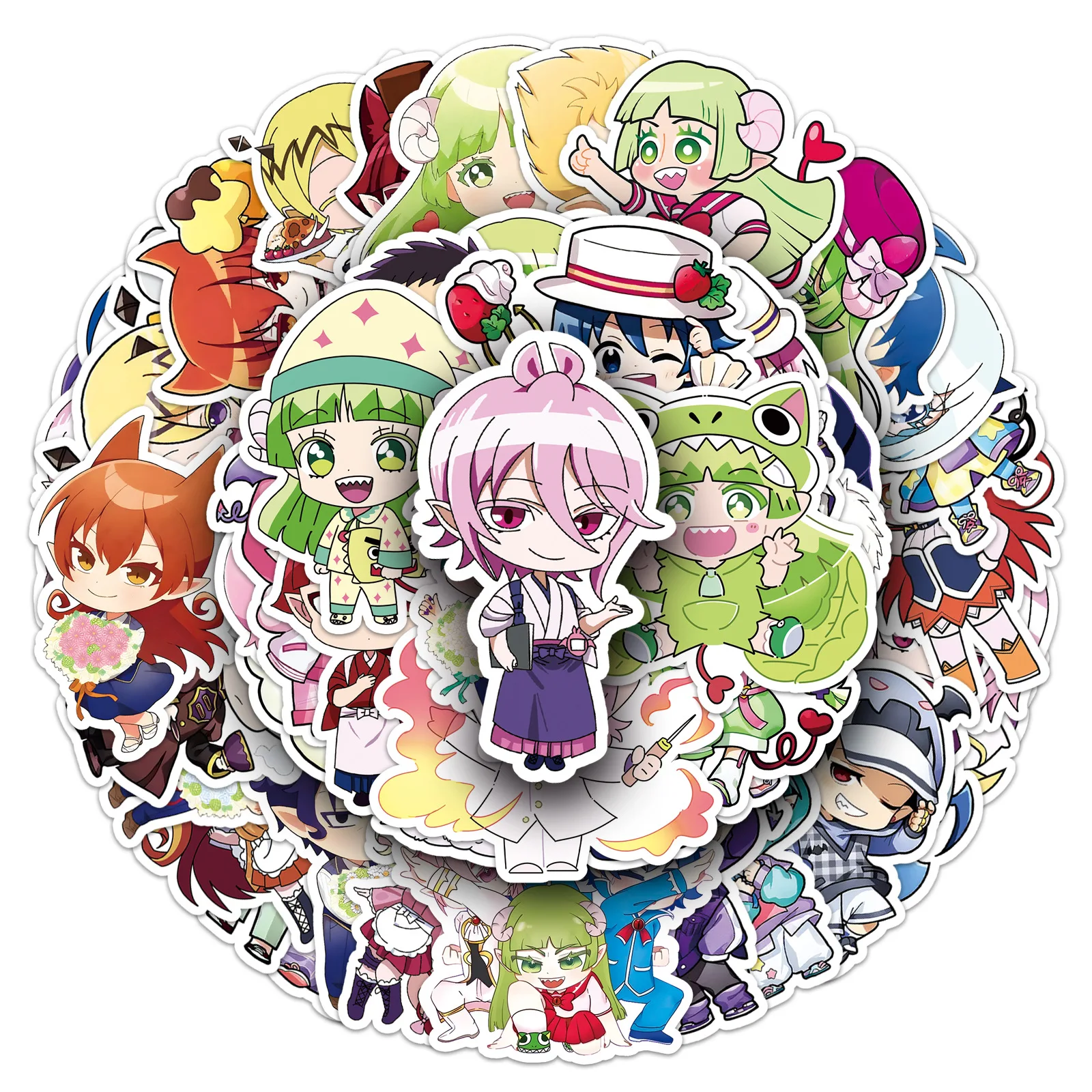

50PCS Japanese Anime Comic Welcome to Demon School! Iruma-kun Graffiti Stickers Cartoon Creative DIY Desk Pencil Case Notebook