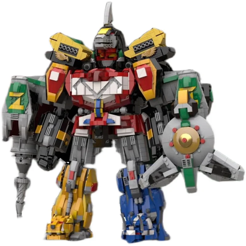 Mymocs Kyoryu Movie Action Figures Powered Dinosaur Team Bricks Headz Big Beast God Mecha Ranger Robot Sets Building Blocks Toys view 2