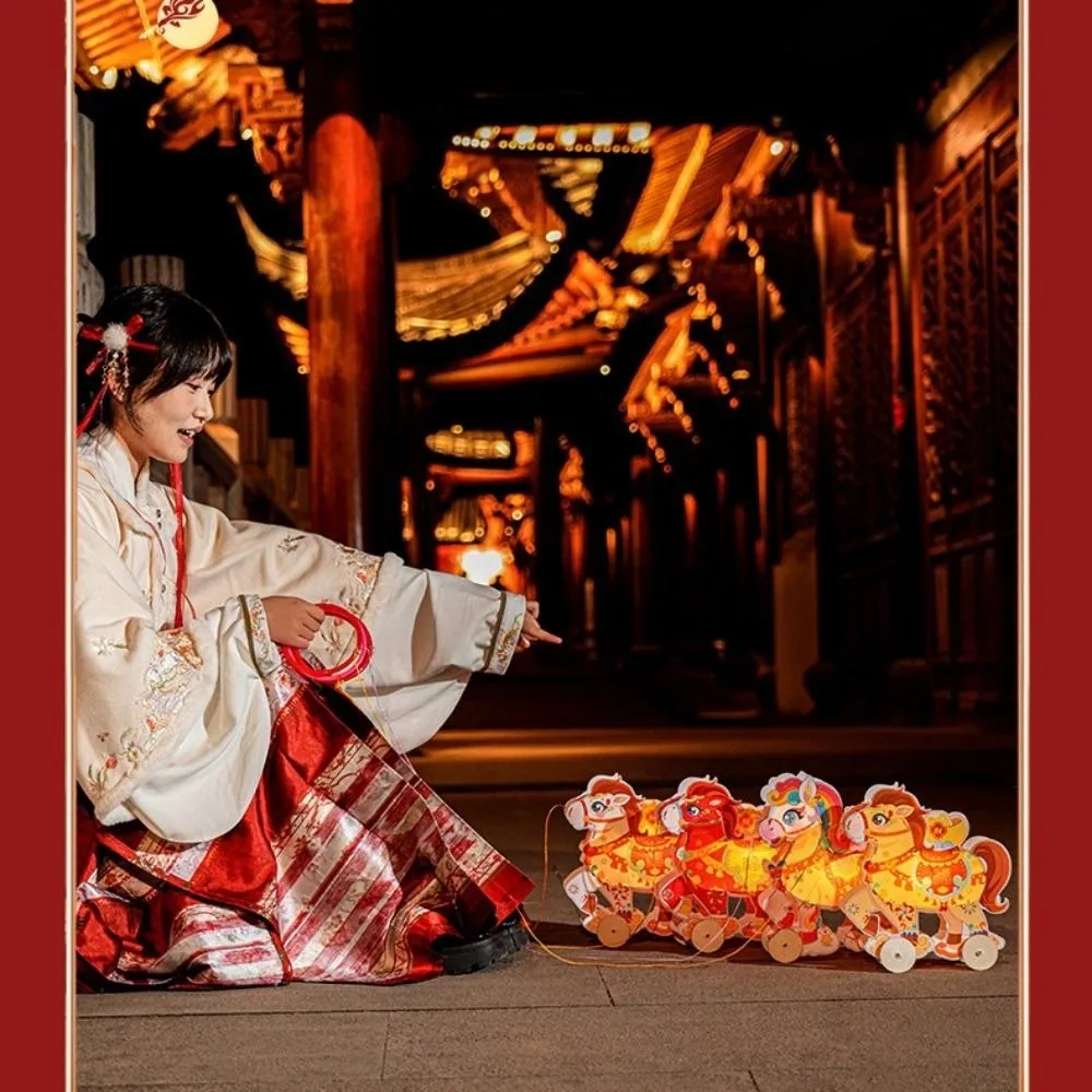 

Новый фонарь ручной работы 5D «Лошадь Юаньсяо» из полипропилена, 10 стилей, DIY, фонарь-поделка, фонарь «Счастливая лошадь»