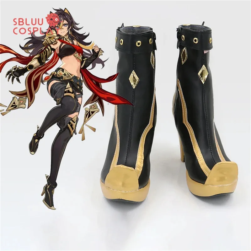 

qq28LQSBluuCosplay Genshin Impact Dehya Обувь для косплея Сапоги на заказ