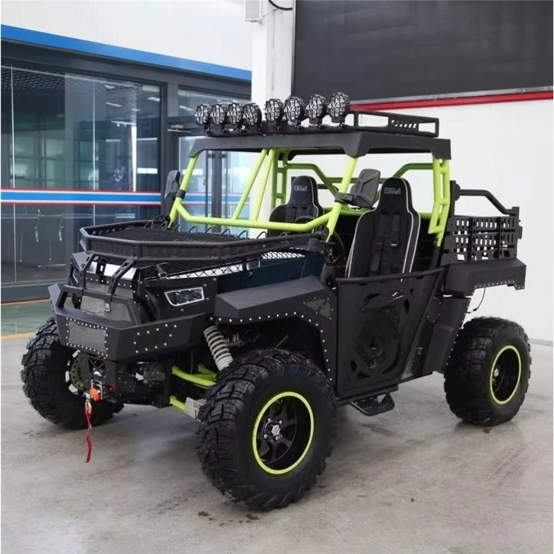 Bulk Buy High Performance Electric Farm UTV 4WD Utility Vehicle With Front Brush Guard For Brush Clearing Fleets