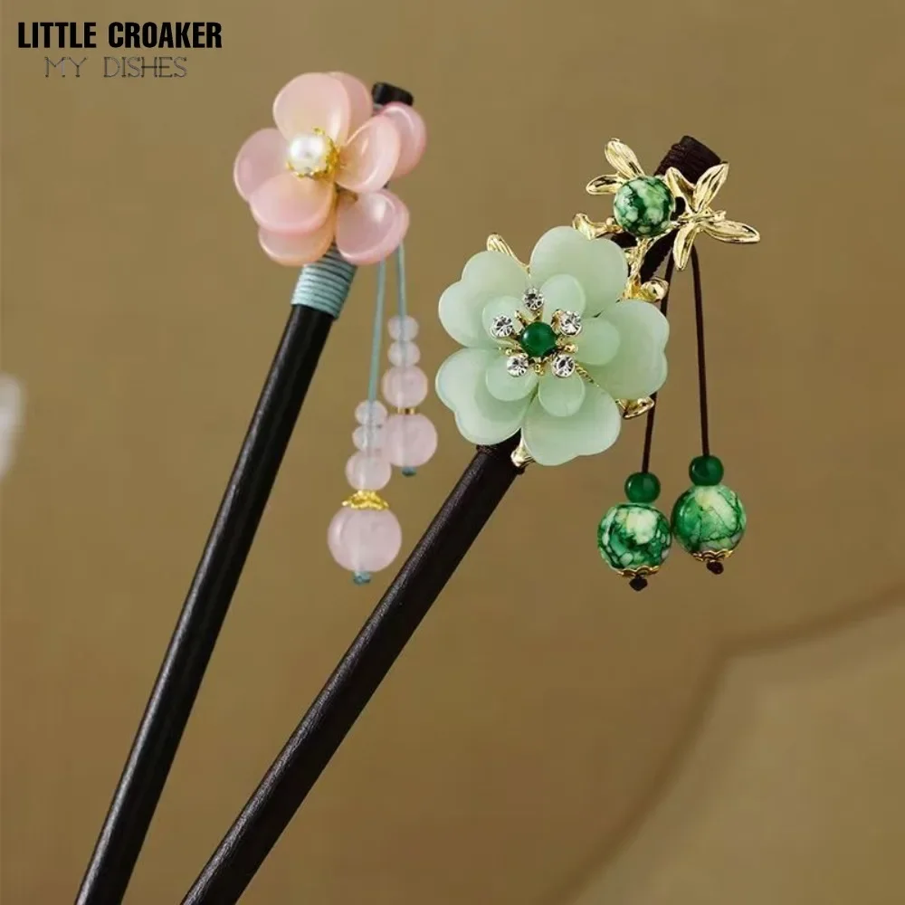 Wholesale Orihan Modern Chinese Simple Hair Stick Charms Chinese Hair Accessories for Hanfu Cosplay