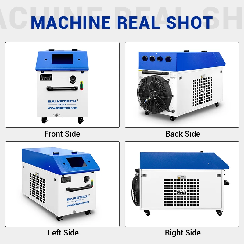 Máquina de soldadura láser con refrigeración por agua, soldadores láser de fibra portátiles autooperados para Metal, 2000W, buen diseño y calidad