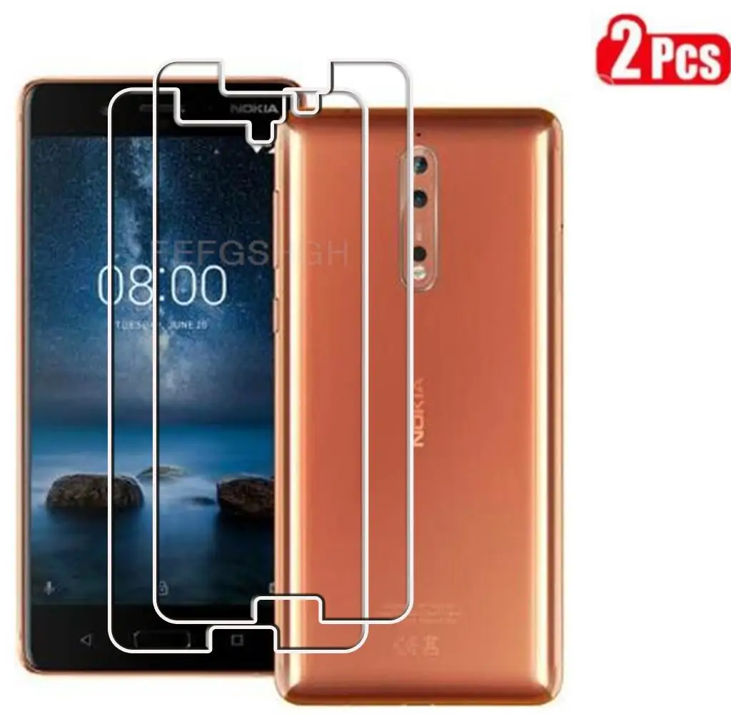 9H HD Protective Tempered Glass For Nokia 8 Nokia8  5.3