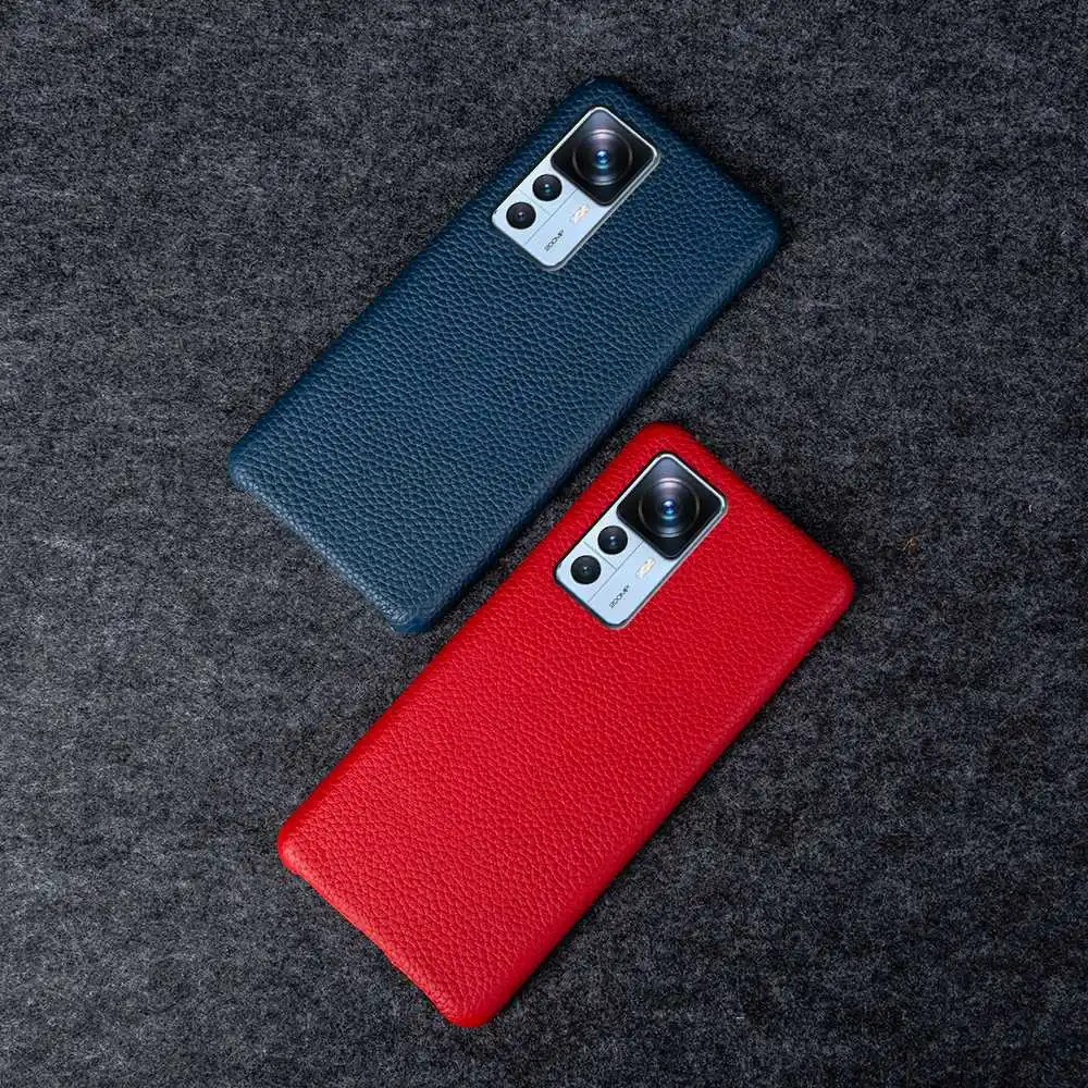 Retro Cowhide Real Leather Case For Xiaomi 12T Pro Mi12Pro 12 T 12Pro 12Lite 12Ultra Cover Business Protection Fundas Shell Back