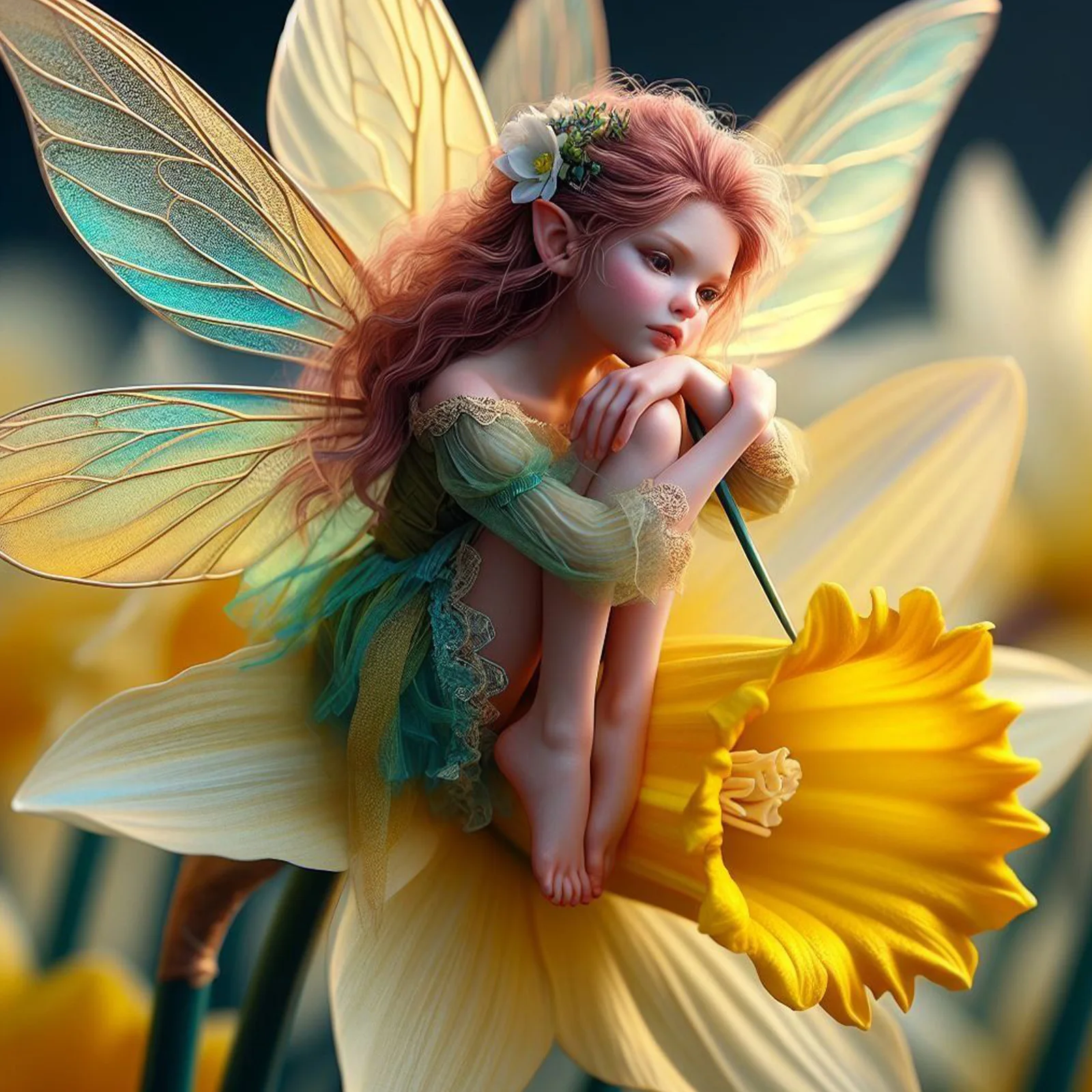 

5D The Flower Angel Diamond Painting Kit – Easy DIY Round Gem Art, Engaging Craft, 40 * 40cm/15.75 * 15.75in Home Decor