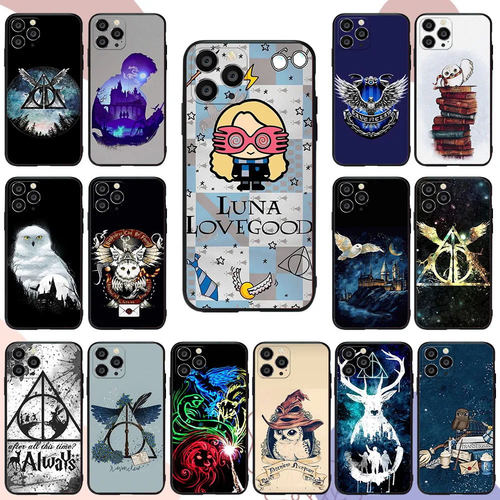 UR-5 Art Cool Harries Wand Potters Silicone Case For Huawei Y5P Y6 Y6S Y6P Nova 2 2i 3 3i 4E 5T P20 P30 P40 Y9A Lite Pro