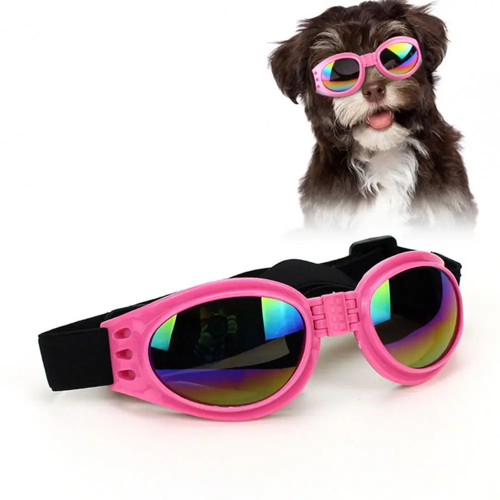 Adjustable Pet Glasses Small Breed Dog Polarized Sunglasses Uv Pet Goggles for Outdoor Travel Photos Windproof Sun