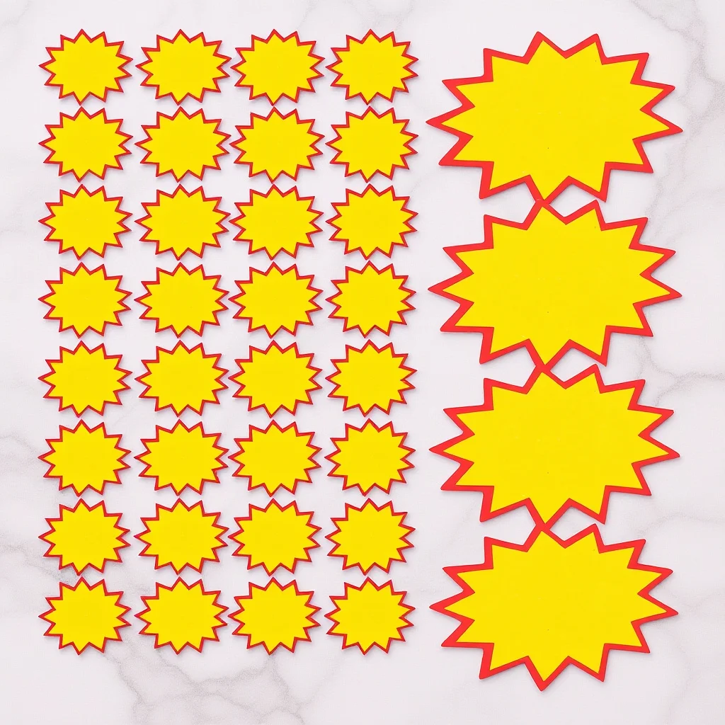 100 قطعة علامات أسعار التجزئة ملصقات ورقية صغيرة علامات بيع لمتجر السوبر ماركت علامات تسعير الخضروات الفاكهة علامات بيع التجزئة #6