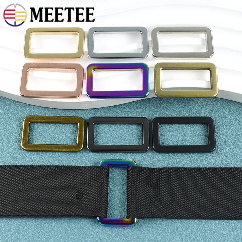 

5-30Pcs 25mm Metal Buckles for Bag Strap Square D Ring Buckle Webbing Adjuster Clasp Dog Collar Hook DIY Hardware Accessories