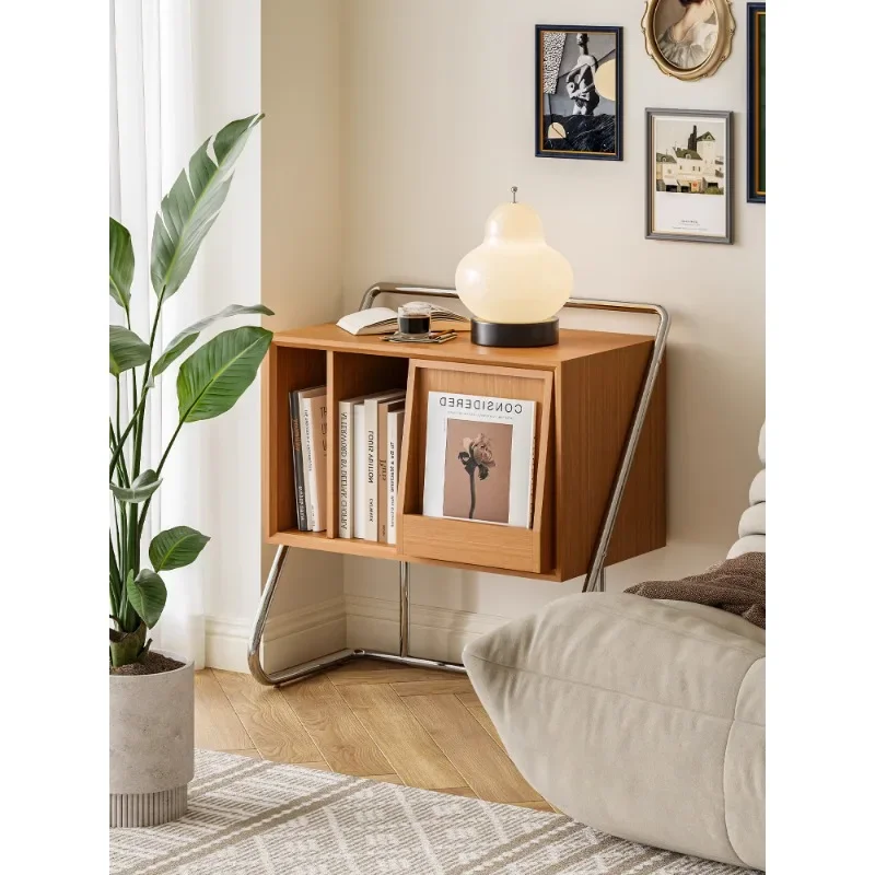Valley and solid wood simple bedside table household living room magazine cabinet