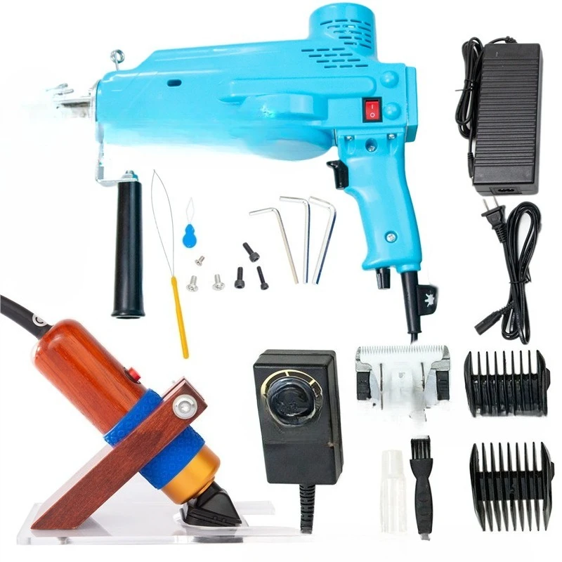 Carpet all-inclusive built-in motor carpet gun, tufted grab, electric push shears, bracket set