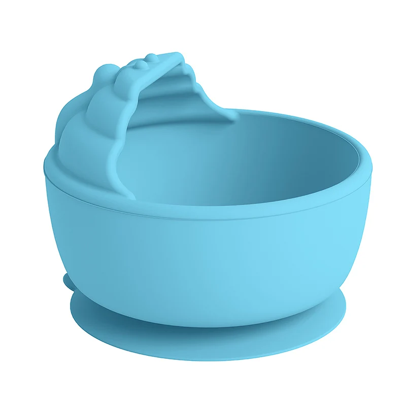 Silicone ventosas para crianças e bebês, pratos impermeáveis para alimentação do bebê, louças infantis, pratos, máquina de lavar louça, 1pc