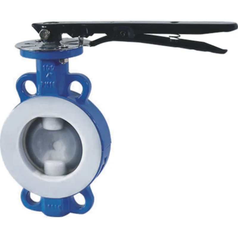 

Запорный клапан-бабочка D71F46-10/16P из нержавеющей стали 304 с рычажной рукояткой, межфланцевый, антикоррозийный, для химических трубопроводов (кислоты, щелочи)