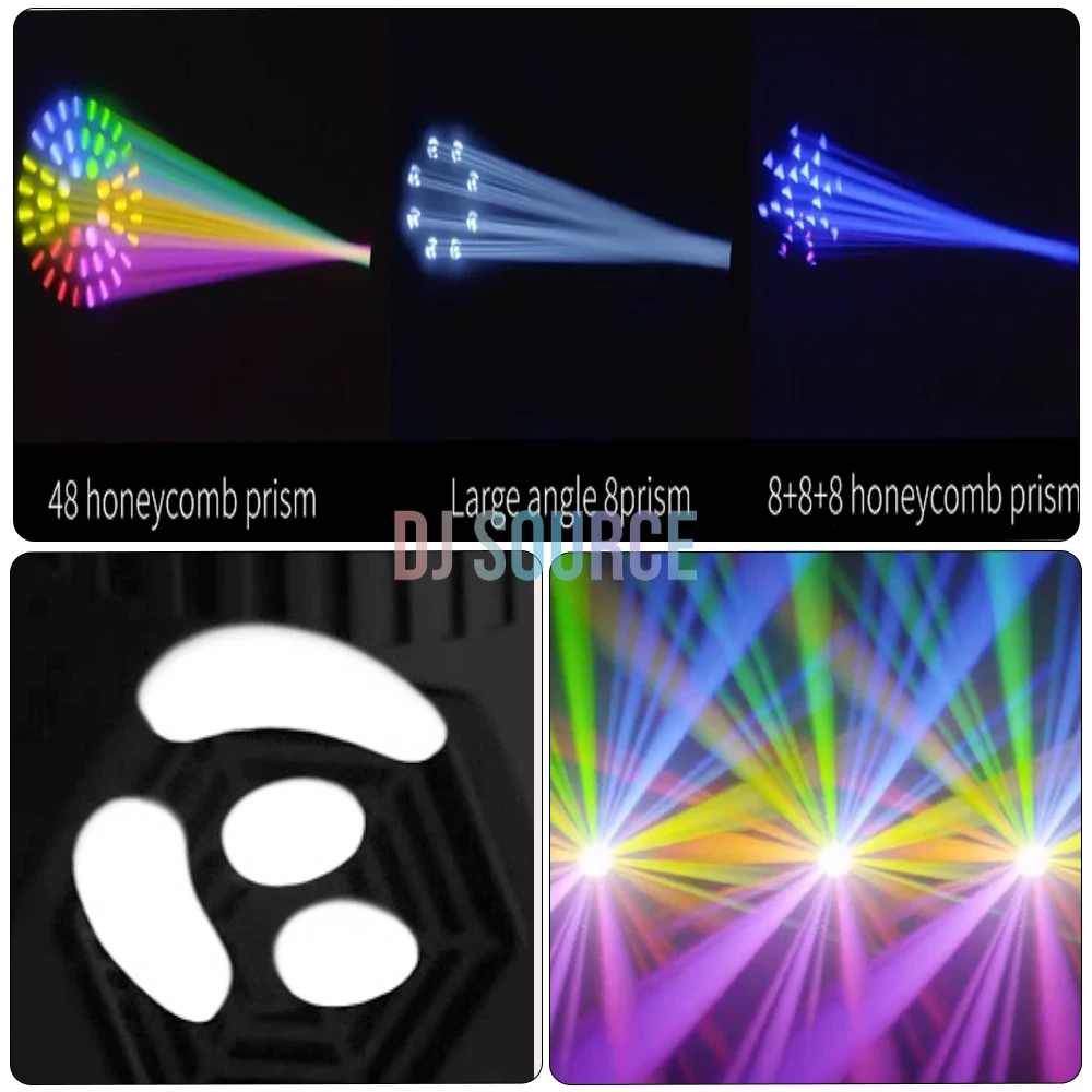 4 قطعة/الوحدة 20R 380 واط شعاع بقعة تتحرك رئيس ضوء مع مصلحة الارصاد الجوية 3 بريزم القرص الصقيع التركيز قوس قزح تأثير DMX512 الزفاف DJ ضوء المرحلة #6