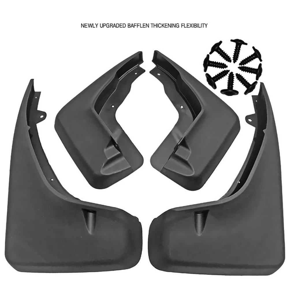 

Front And Rear Wheel Mud Flaps Splash Guards Set Vehicles Tire Mudguard Fender Flares Kit Compatible for Freelander