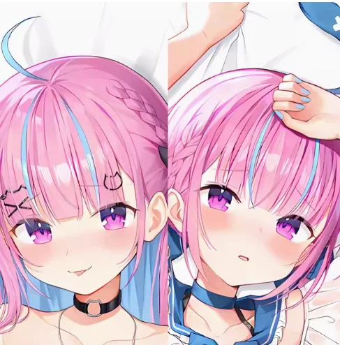 

Japanese Anime Virtual Youtuber Minato Aqua Sexy Dakimakura Hing Body Pillow Case Pillowcase Cushion Cover Bedding Gifts RM