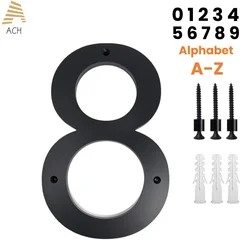 Quality 30cm Large Outdoor Floating House Number Sign: A Timeless Accent for Door Numbers, Building Identity & Street Address