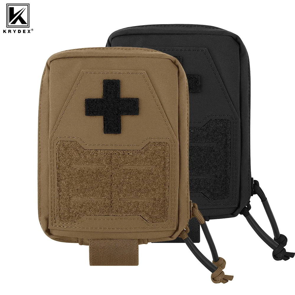 KRYDEX Tactical Medical IFAK Pouch First Aid Trauma Bag Tourniquet Holder for Vest Belt Hunting Outdoor Emergency Accessories