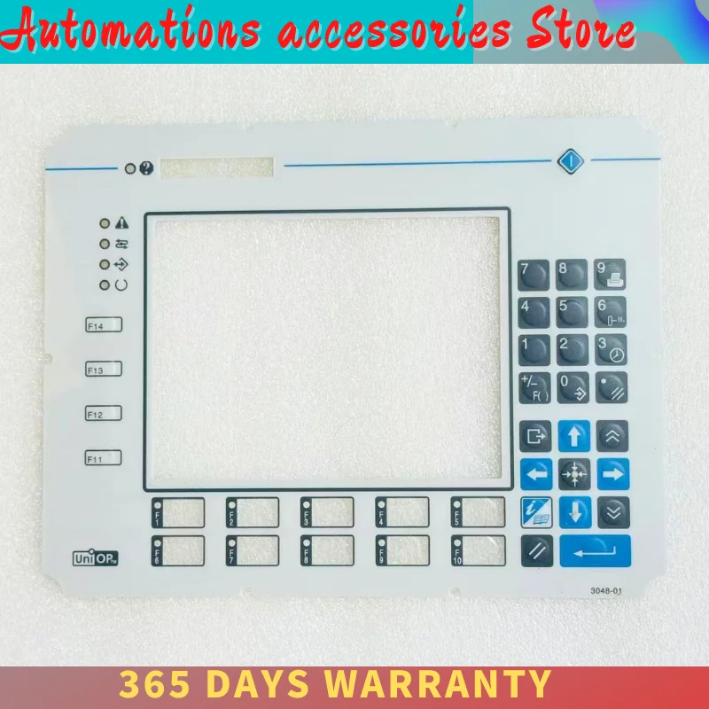 Membrane Keypad Keyboard Button Film For UNIOP BKDR-16-0045 BKDR-16E-0045 Membrane Protective Overlay Front Film Mask Sticker