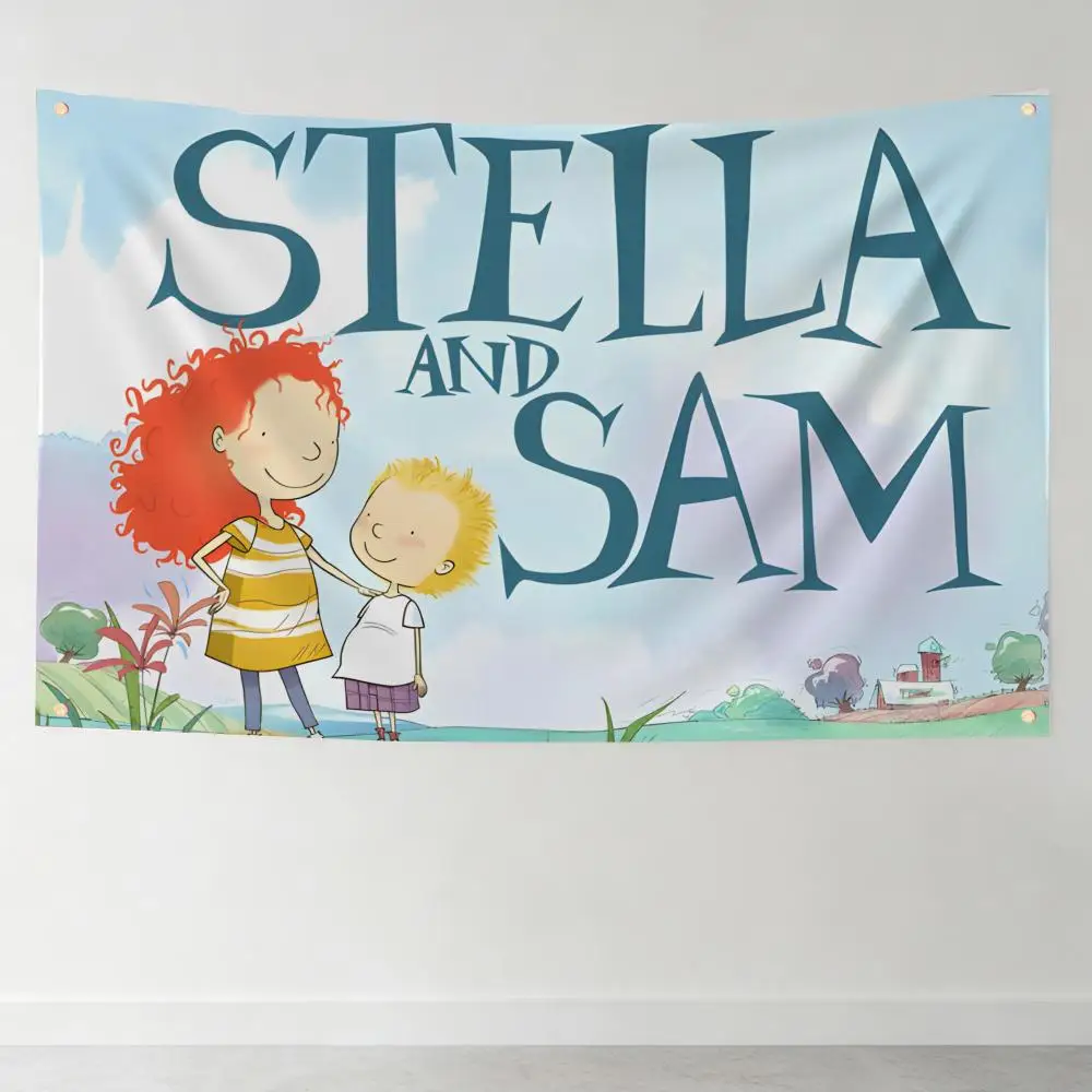 Flags Indoor Outdoor Decorative Flag, Wall & Garden Banner, Home Yard Decoration,  S-Stella & SamS
