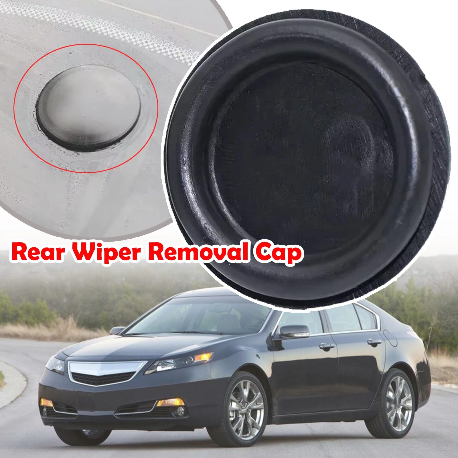 

For Acura Toyota Subaru Fiat Renault Car Rear Window Wiper Bolt Delete Bung Grommet Removal Rocker Plug Universal Accessories