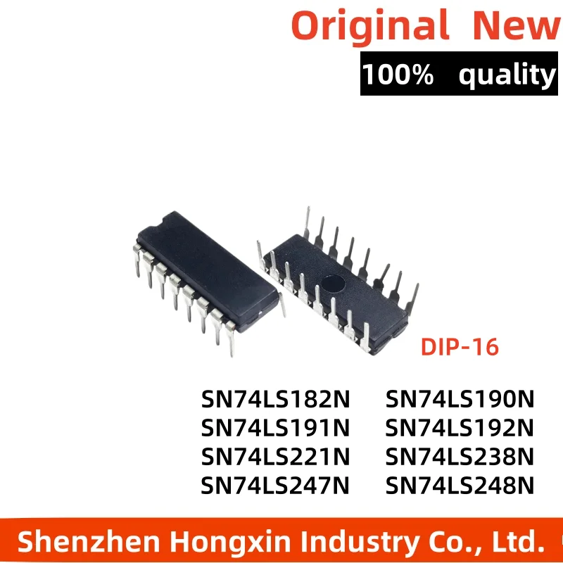 10 pieces of SN74LS/HD74LS190P/182/191/192/221/238/247/248 N/P DIP-16